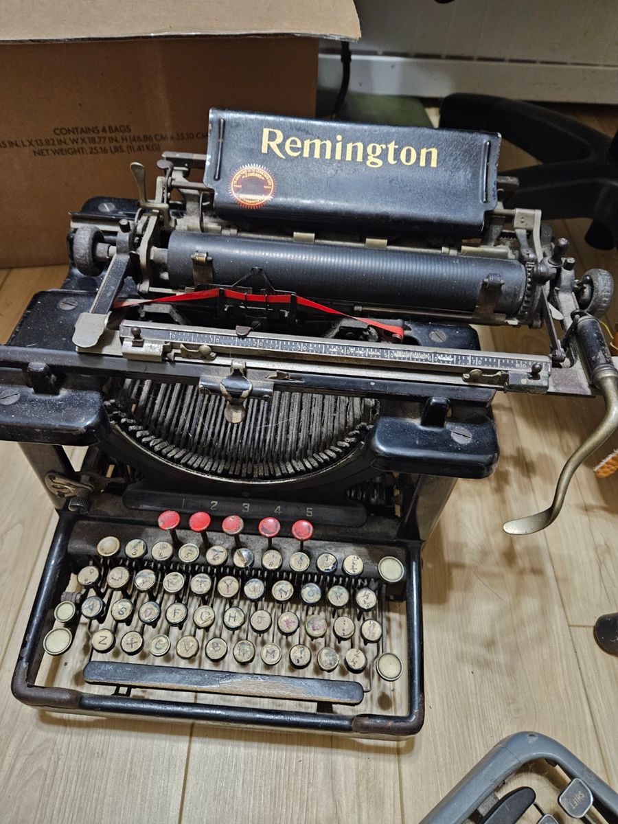 Antique Remington typewriter