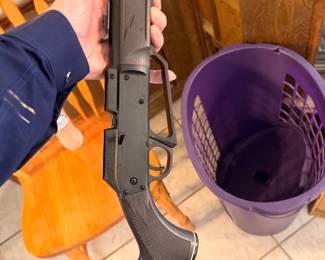 Black lever action Daisy air rifle