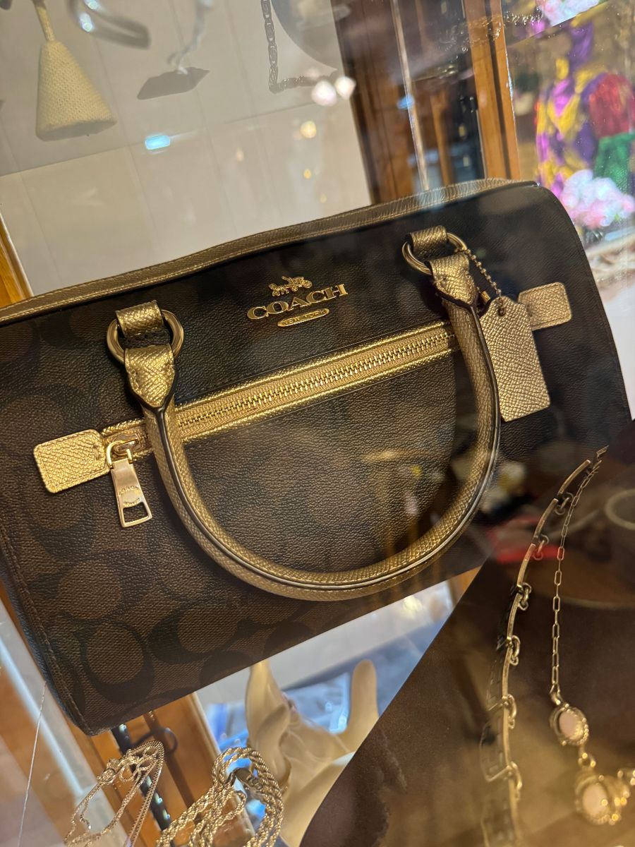 Coach signature handbag