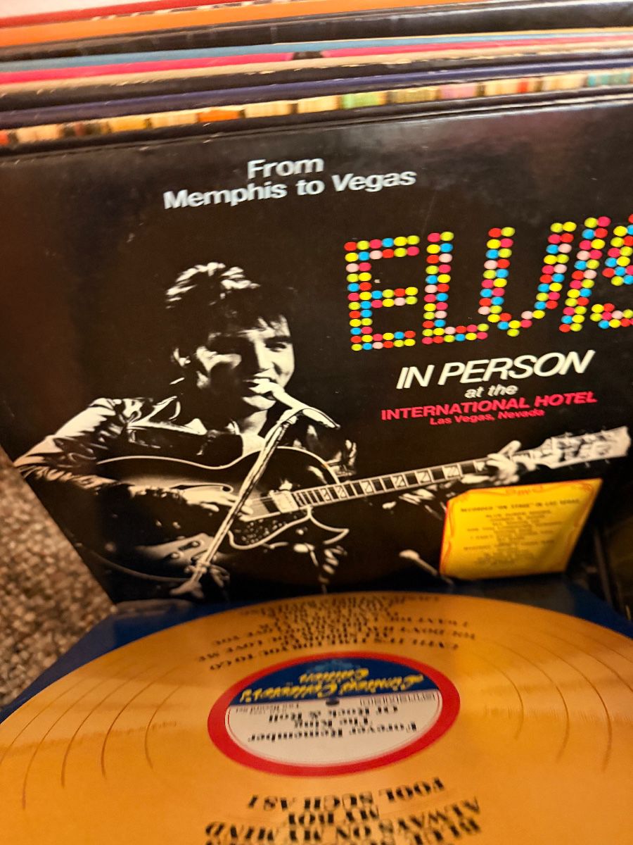 Elvis in Person vinyl record album