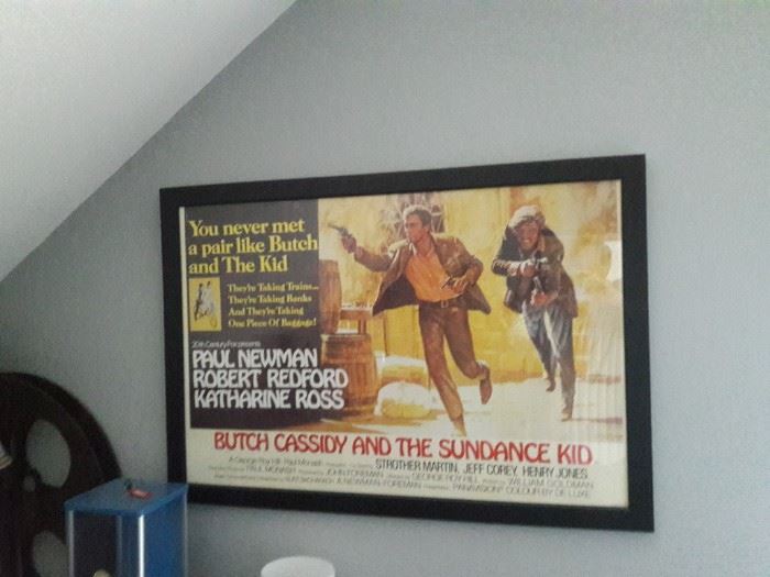 Framed Butch Cassidy and the Sundance Kid poster