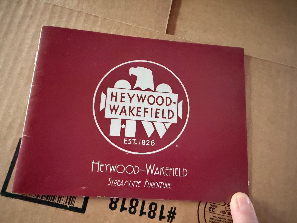 Heywood-Wakefield furniture booklet