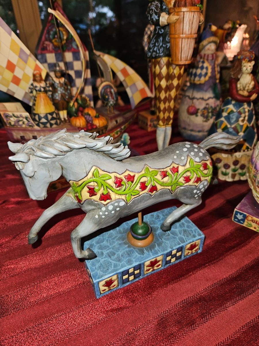 Jim Shore carousel horse figurine