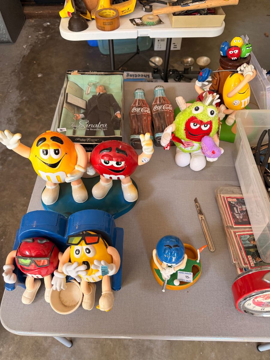 M&M's character candy dispenser collection