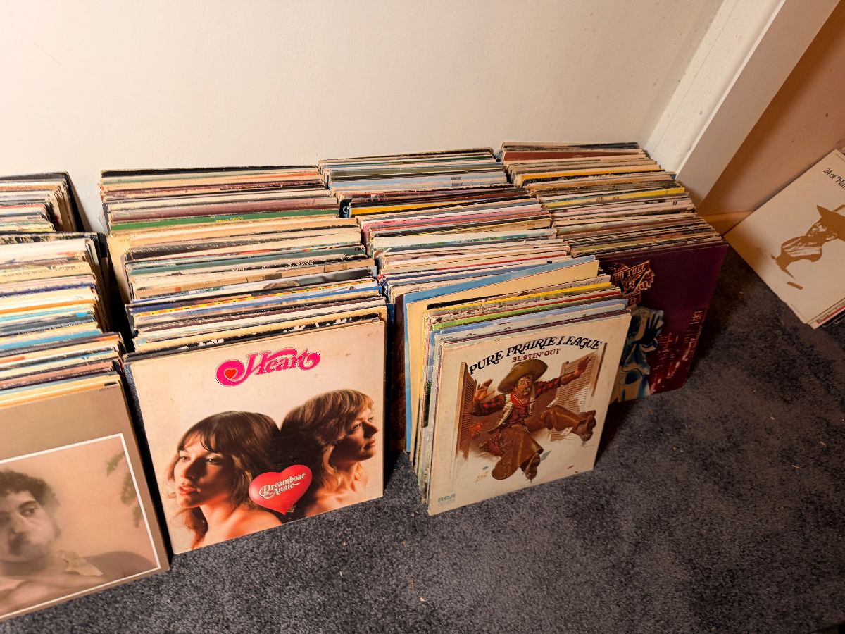 Part of a 3,000 vinyl record collection at a Lake Highlands estate sale