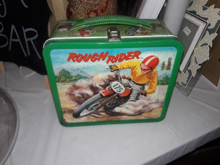 Rough Rider motorcycle lunch box