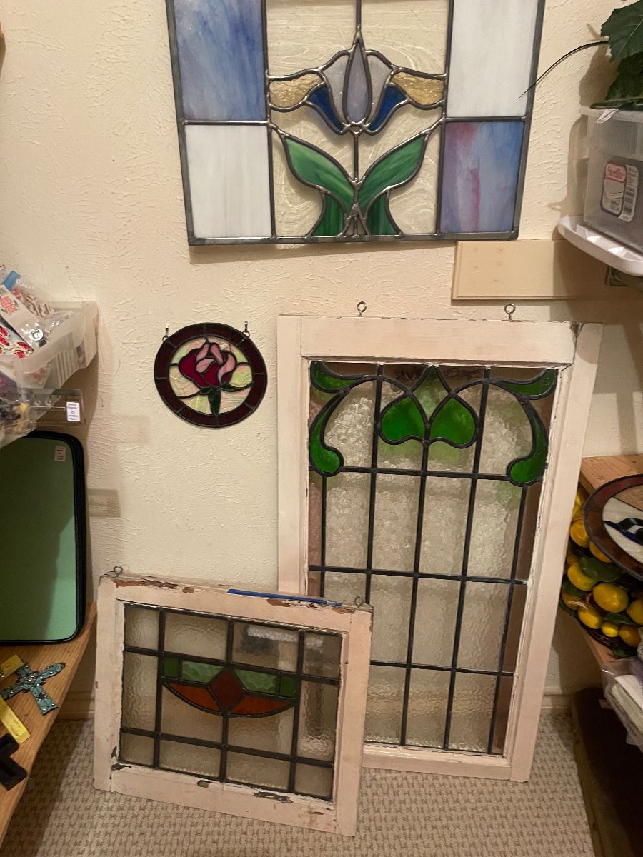 Stained glass windows and panels