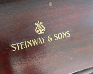 Steinway & Sons piano nameplate