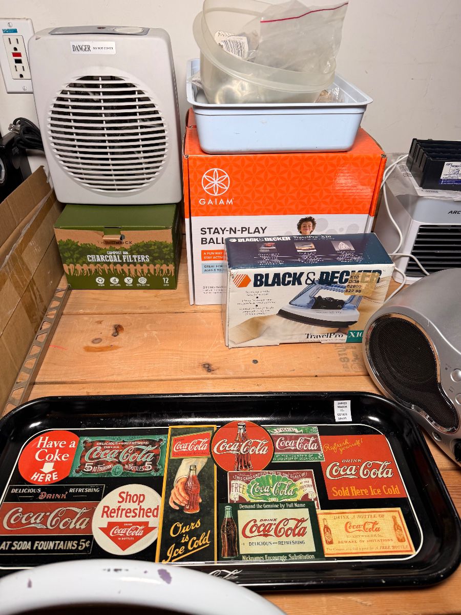 Vintage Coca-Cola tin tray collection