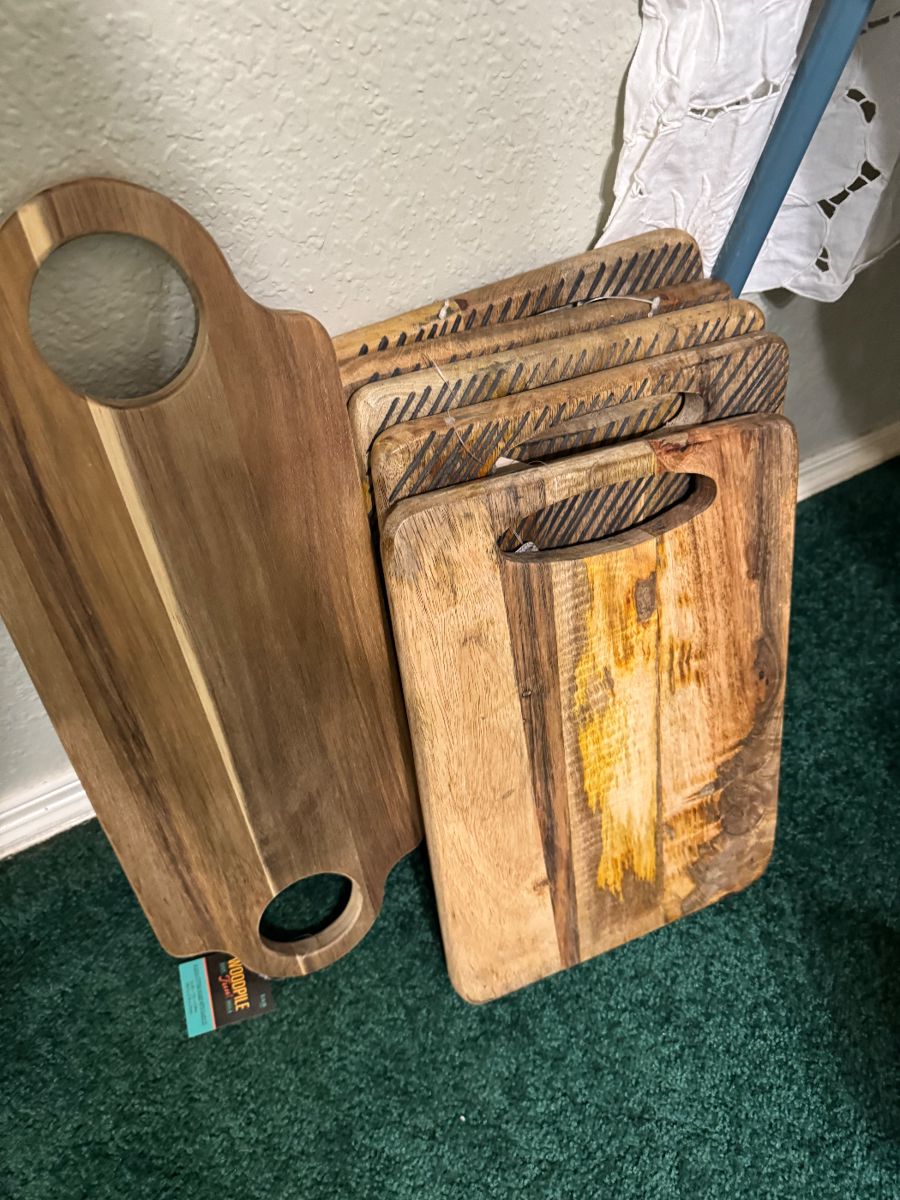 Wood cutting boards and craft blanks